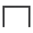 Napoleon Black 3" Premium Bevelled Trim Kit for Ascent™ 42/X 42 BT42K IMAGE 1