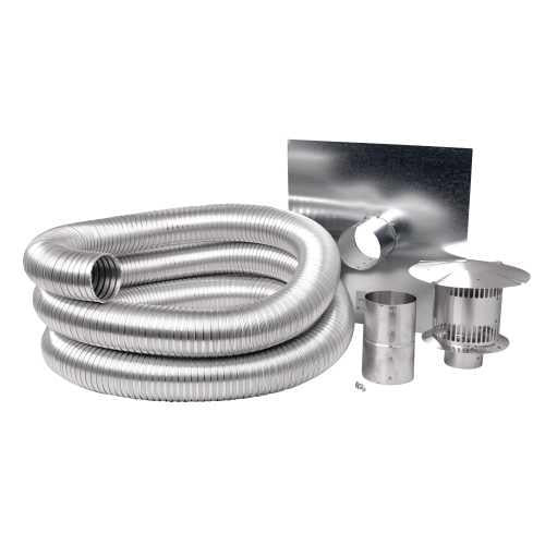 Napoleon Compressed Aluminum Flexible Gas Liner Kit 20ft Length, 3" Diameter GAKIT320 IMAGE 1