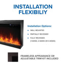 Napoleon Astound 62 FlexMount Electric Fireplace NEFL62AB IMAGE 6