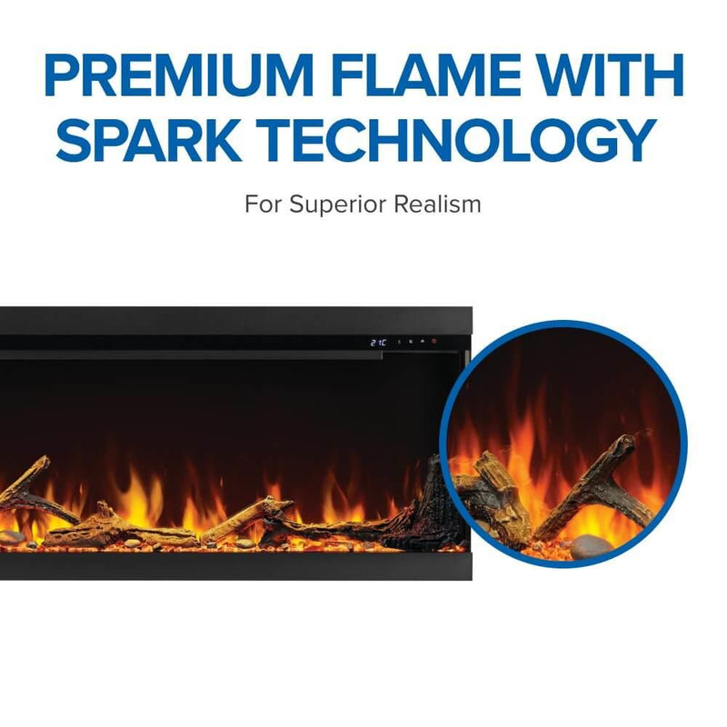 Napoleon Astound 74 FlexMount Electric Fireplace NEFL74AB IMAGE 6