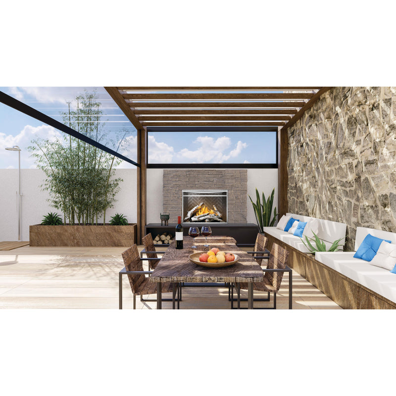 Napoleon Riverside 42 Outdoor Fireplace, Natural Gas, Electronic Ignition RSS42NE IMAGE 2