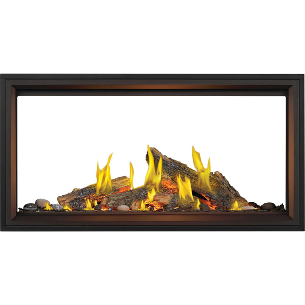 Napoleon Tall Linear Vector™ 50 See Through with Luminous Logs, Direct Vent Fireplace, Natural Gas, Electronic Ignition TLV50LN2 IMAGE 1