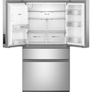  Whirlpool 36-Inch French Door Refrigerator with In-Door Water and Ice Maker WRMF3536SZ IMAGE 2
