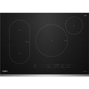Whirlpool 30-inch Intelligent Induction Cooktop with Temp Cook™ Technology WCIT7030SS IMAGE 1