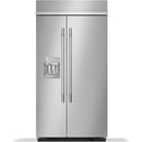 KitchenAid 42-inch, 25.1 cu. ft. Built-in Side-by-Side Refrigerator with External Water and Ice Dispensing System KBSD742SPS IMAGE 1
