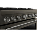  KitchenAid 36-inch, 5.1 cu. ft. Freestanding Commercial-Style Dual-Fuel Range with Even-Heat™ True Convection KFDS936SBE IMAGE 8