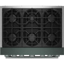  KitchenAid 36-inch, 5.1 cu. ft. Freestanding Commercial-Style Dual-Fuel Range with Even-Heat™ True Convection KFDS936SJP IMAGE 4