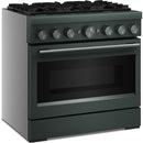  KitchenAid 36-inch, 5.1 cu. ft. Freestanding Commercial-Style Dual-Fuel Range with Even-Heat™ True Convection KFDS936SJP IMAGE 6