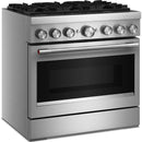 KitchenAid 36-inch, 5.1 cu. ft. Freestanding Commercial-Style Dual-Fuel Range with Even-Heat™ True Convection KFDS936SSS IMAGE 4