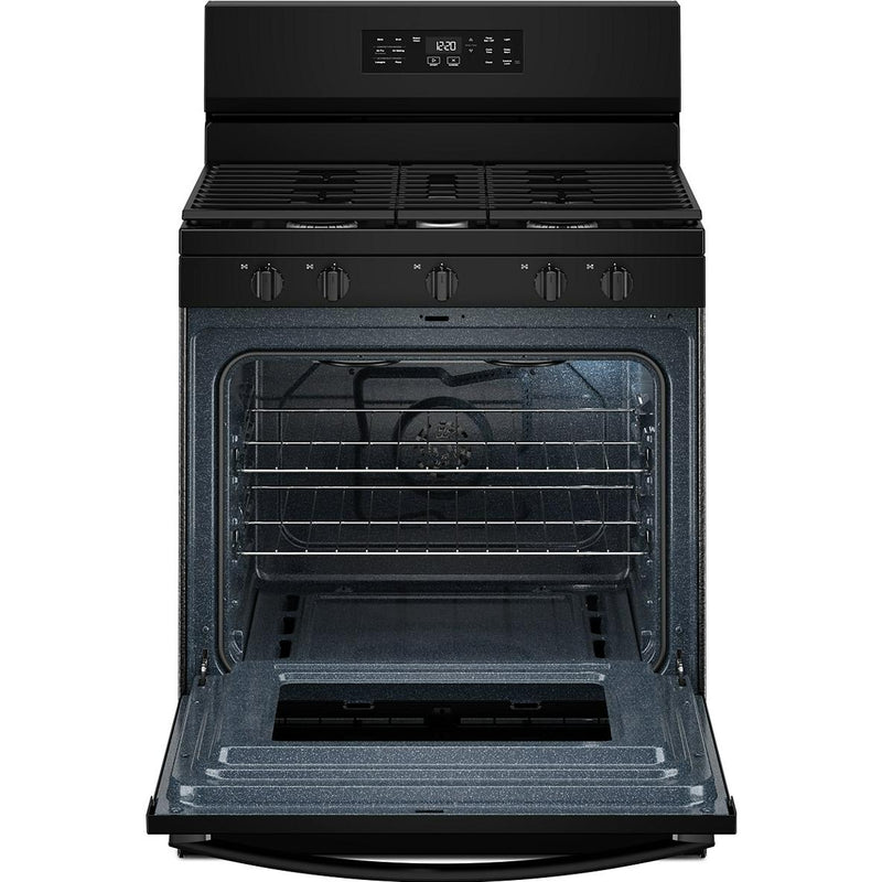  Whirlpool 30-inch Gas Range with Air Cooking Technology and Steam Clean WFGS4530SB IMAGE 2