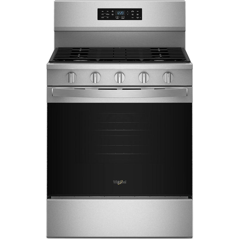  Whirlpool 30-inch Gas Range with Air Cooking Technology WFGS5730SZ IMAGE 1