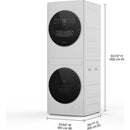  Whirlpool 24-in Compact ENERGY STAR® Certified Ventless Heat Pump Laundry Tower with Washer and Electric Dryer YWFH5424SW IMAGE 8