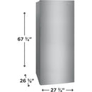 Frigidaire 16 cu. ft. Upright Freezer FFUE1626AV IMAGE 7