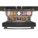  KitchenAid 36-inch, 29.51 cu. ft. Freestanding French 4-Door Refrigerator with Water and Ice Dispensing System KRMF436SBE IMAGE 8