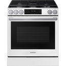  Samsung 30-inch Slide-in Gas Range with Wi-Fi NSG80H60SWAA IMAGE 1