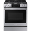  Samsung 30-inch Slide-in Gas Range with Wi-Fi NSG90H60SRAA IMAGE 1