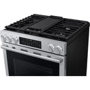  Samsung 30-inch Slide-in Gas Range with Wi-Fi NSG90H60SRAA IMAGE 3