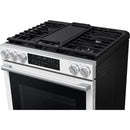  Samsung 30-inch Slide-in Gas Range with Wi-Fi NSG90H60SWAA IMAGE 3