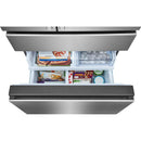  Frigidaire Professional 36-inch, 21 cu. ft. Counter-Depth French 4-Door Refrigerator with Custom-Flex® Temperature Drawer PRMC2290BF IMAGE 10