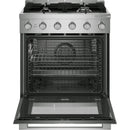  Bosch 500 Series 30-inch Freestanding Gas Range with Double Ring Burner HGS5057UC IMAGE 2