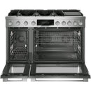  Bosch 800 Series 48-inch Freestanding Dual-Fuel Range with Griddle HDS8857UC IMAGE 2