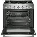  Bosch 500 Series 36-inch Freestanding Gas Range with 5 Burners HGS5657UC IMAGE 2