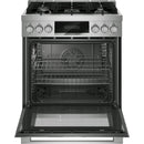  Bosch 800 Series 30-inch Freestanding Gas Range with 5 Burners HGS8057UC IMAGE 2