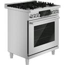  Bosch 800 Series 30-inch Freestanding Gas Range with 5 Burners HGS8057UC IMAGE 3