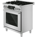  Bosch 800 Series 30-inch Freestanding Gas Range with 5 Burners HGS8057UC IMAGE 4