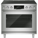  Bosch 800 Series 36-inch Freestanding Induction Range with 5 Elements HIS8657C IMAGE 1