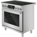  Bosch 800 Series 36-inch Freestanding Induction Range with 5 Elements HIS8657C IMAGE 4