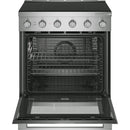  Bosch 500 Series 30-inch Freestanding Induction Range with 4 Elements HIS5057C IMAGE 2