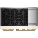  KitchenAid 48-inch. 6.3 cu. ft. Freestanding Commercial-Style Dual-Fuel Range with Griddle KFDD948SPL IMAGE 7