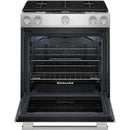  KitchenAid 30-inch Gas Range with Baking Drawer KSGS730TPS IMAGE 3