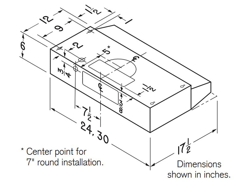 BU224SF-BROAN UNDER CABINET VENT