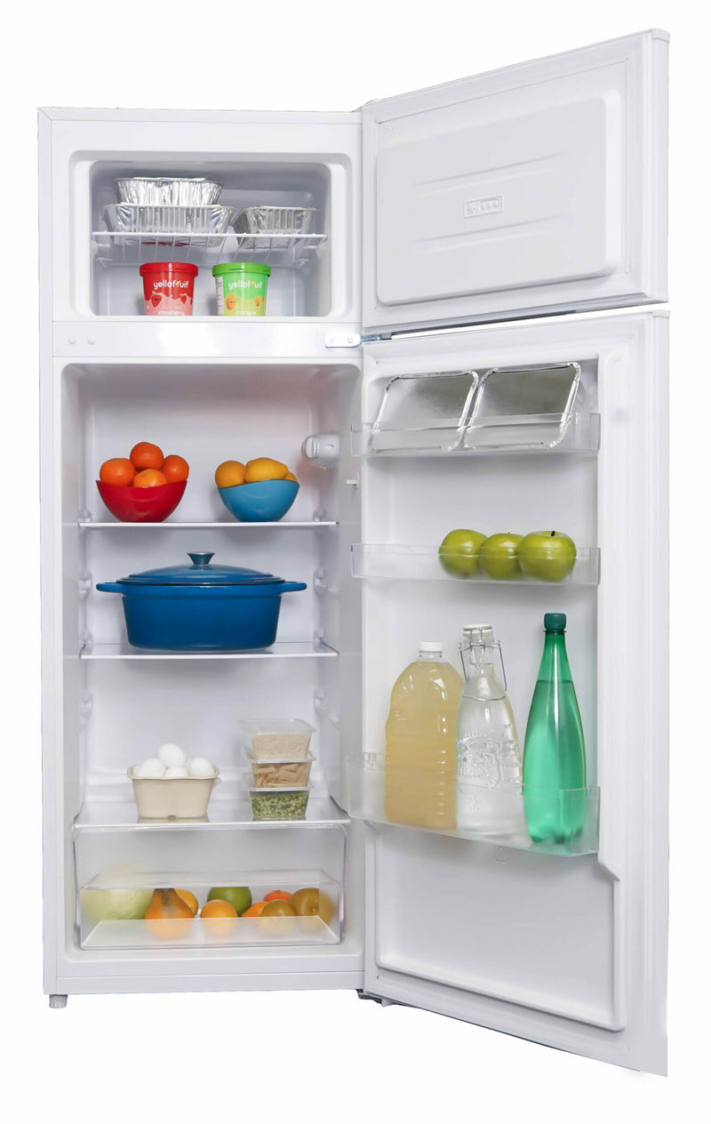 Danby 7.4 cu ft. Apartment Size Fridge Top Mount in White SKU: DPF074B2WDB6