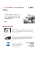 2-IN-1 In-Sink Dishwasher SD2F-P3