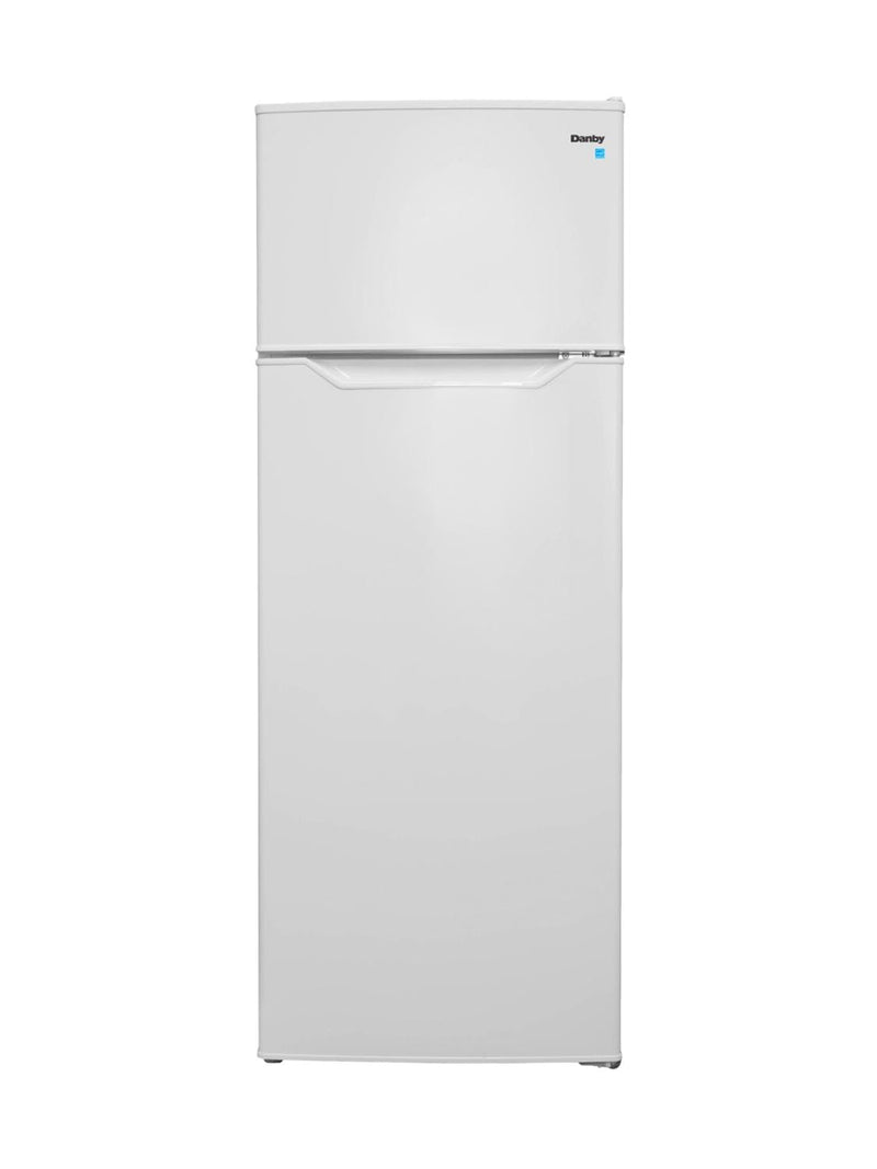 Danby 7.4 cu ft. Apartment Size Fridge Top Mount in White SKU: DPF074B2WDB6