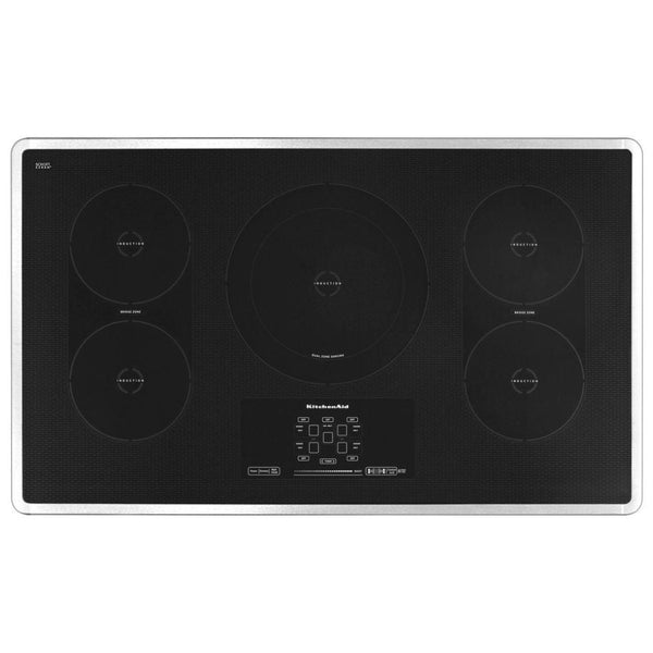 36-Inch 5-Element Induction Cooktop, Architect® Series II  KICU569XSS