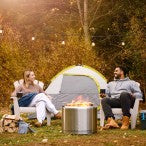 NWFPLTI-SS - Napoleon Large Timberwolf® Smokeless Fire Pit-BURN WOOD, CHARCOAL OR PELLETS !!!