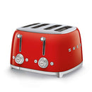 SMEG TOASTER 4 SLOT RED TSF03RDUS