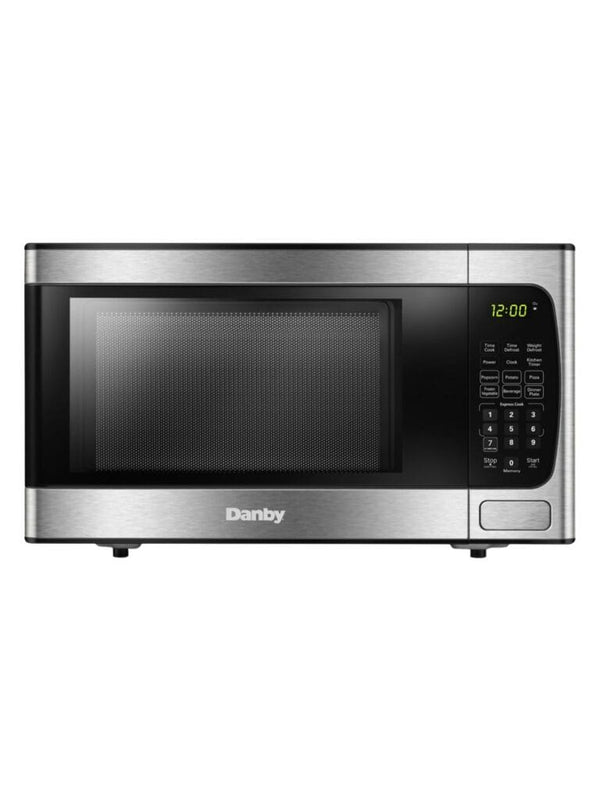 DANBY DBMW0924BBS 0.9 cu. ft. Countertop Microwave in Stainless Steel