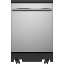 GE 24" Stainless Steel Interior Portable Dishwasher Stainless Steel - GPT225SSLSS