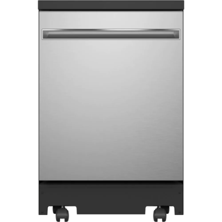 GE 24" Stainless Steel Interior Portable Dishwasher Stainless Steel - GPT225SSLSS