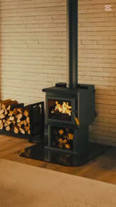 S.S14 BLAZE KING SENTRY 14 WOOD STOVE WITH PEDESTAL AND CONVECTION DECK