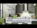  Broan 30-inch Designer Collection BWS1 Series Wall Mount Range Hood BWS1304BLS EXTERNAL_VIDEO 1