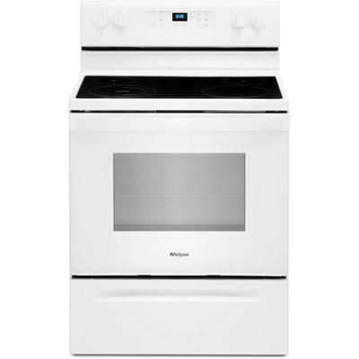 YWFE515S0JW Whirlpool 30-inch Freestanding Electric Range with Frozen Bake™ Technology